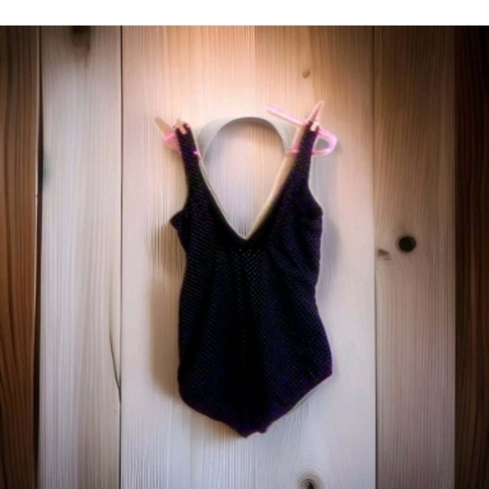Miraclesuit Plus Sz One Piece Pin Pont Bathing Suit Size 18DD(Missing Underwire)